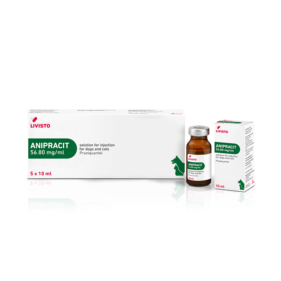 Praziquantel injection sales for cats